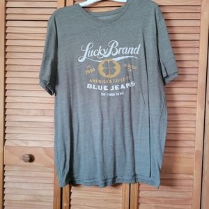 Lucky Brand XL olive tshirt